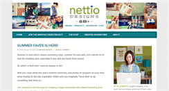 Desktop Screenshot of nettiodesigns.com