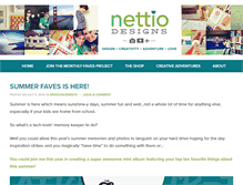 Tablet Screenshot of nettiodesigns.com